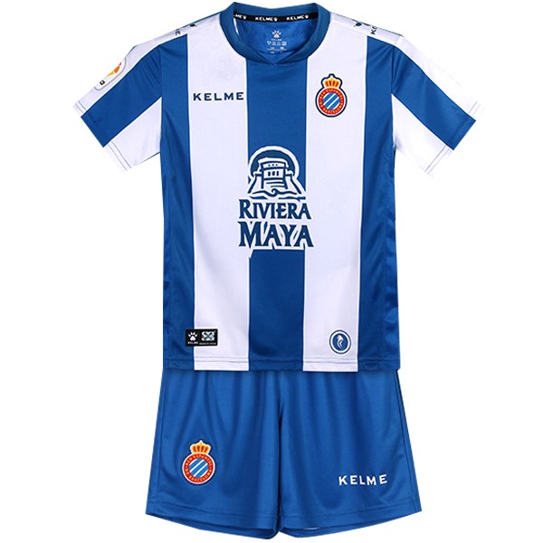 Maillot Football RCD Espanyol Domicile Enfant 2018-19 Bleu